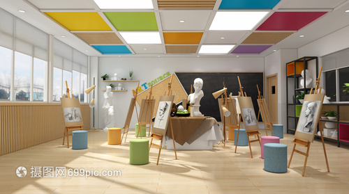 3D教室場(chǎng)景中室外設(shè)施工程的施工與管理